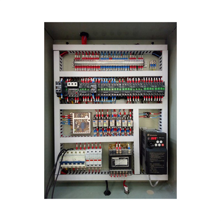 Hidraulikus szervoautomata CNC présfék 6+1 aix Delem DA66T vezérlővel elektromos szekrények hajlításához