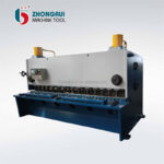E21 8 * 2500 hidraulikus CNC guillotine nyírógép acéllemez lemez fém vágás
