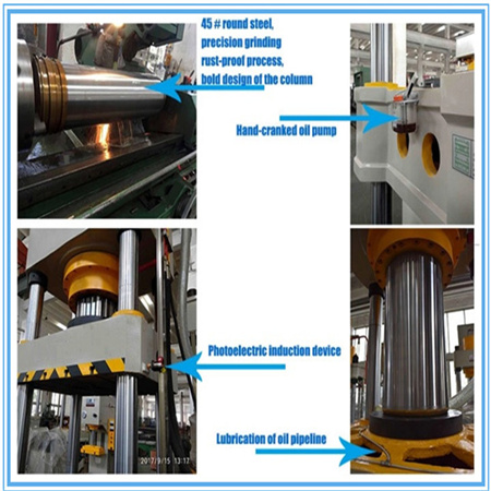 2017 OEM lemezbélyegző alkatrészek Használt hidraulikus csőlyukasztó prés rotorvágó gép 5 tonna alumínium profilhoz