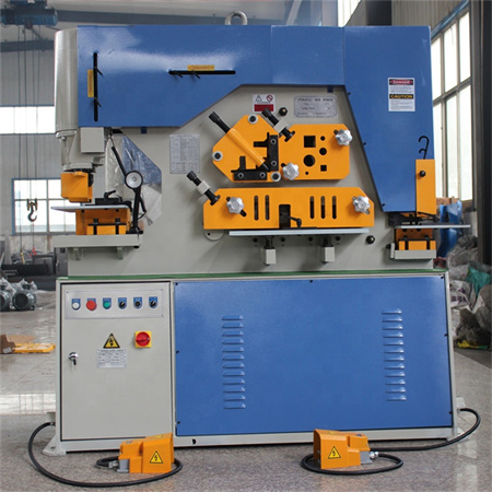 Vasmegmunkáló fém hidraulikus fémnyíró gép Q35Y-12 kis hidraulikus vasmegmunkáló gép fémlemez nyíró lyukasztáshoz