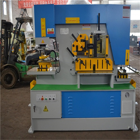 APEC CNC Széles körben használt hidraulikus vasmegmunkáló, lyukasztó és nyírógép hidraulikus vasmegmunkáló acélrúdvágó gép