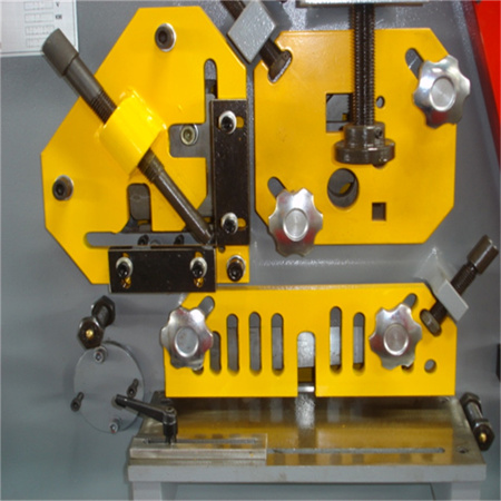 Q35Y kombinált lyukasztógép nyírás, többfunkciós vasmunkás lyukasztógép nyíró CE hidraulikus prés 2 éves CNC