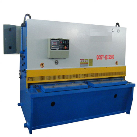 Stabilitás és szabványos ipari QC11Y sorozatú hidraulikus guillotine CNC nyírógép, nyírógép